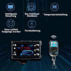Jopassy Diesel Standheizung 8 kW 12 V mit LCD Display und Fernbedienung