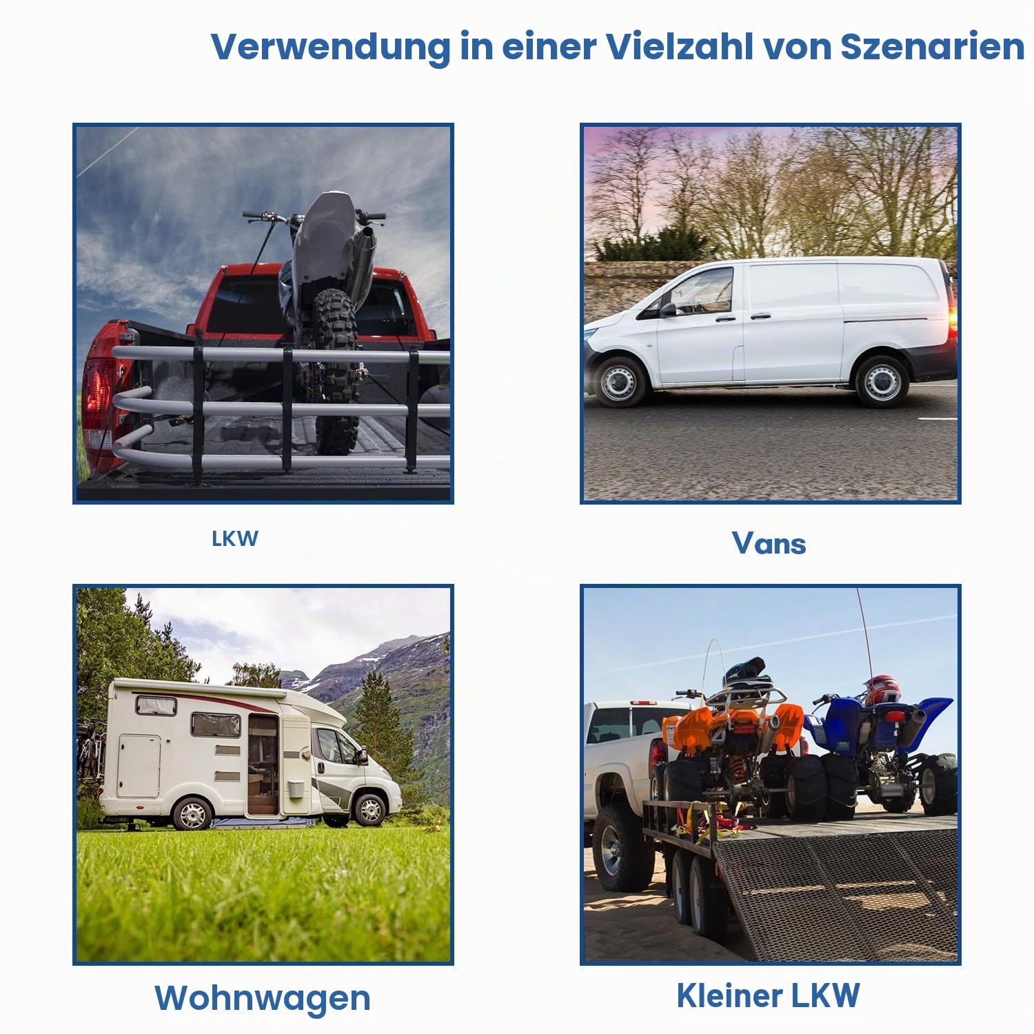 Jopassy Airlineschienen Set Aluminium 4/8/16 m mit Fittings und Endkappen