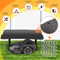 Jopassy Mähroboter Garage 73x57x40 cm klappbar Regenschutz für Rasenroboter