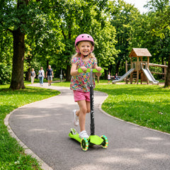 Jopassy Kinderroller mit LED Rädern klappbar 65-82 cm höhenverstellbar