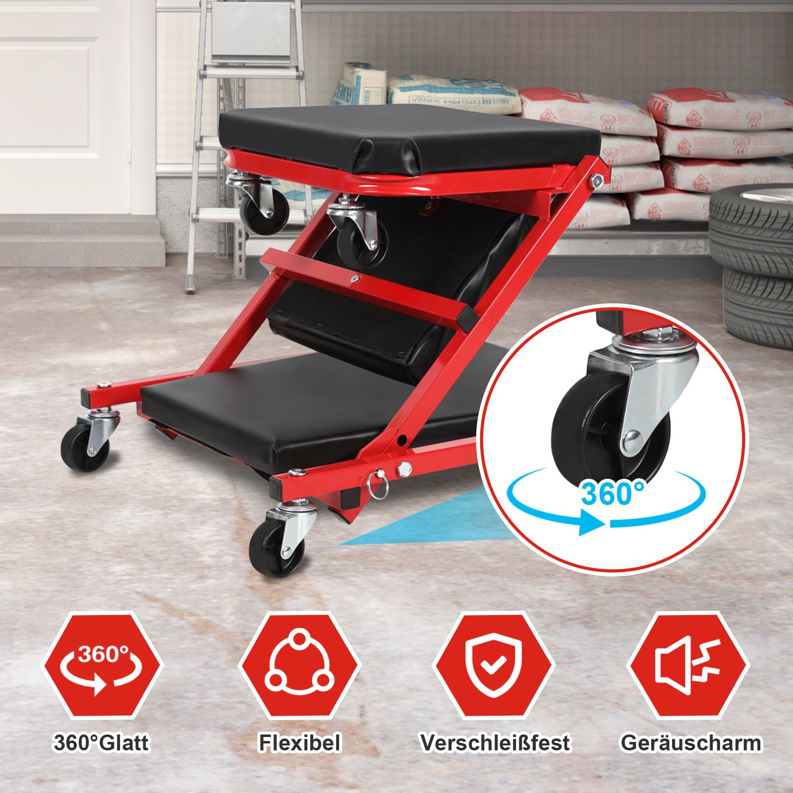 Jopassy 2-in-1-Reparaturwagen für die Kfz-Werkstatt