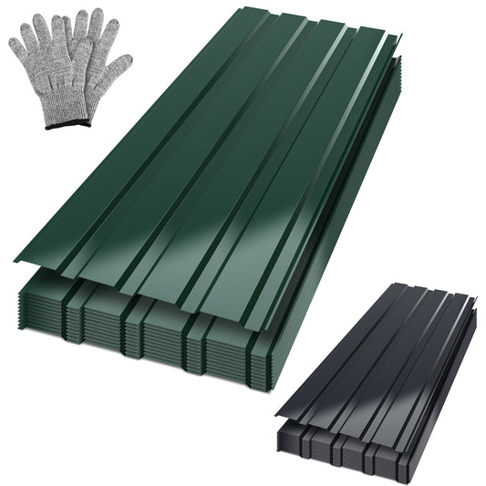 Jopassy Trapezblech 129 x 46 cm für Dach und Wand