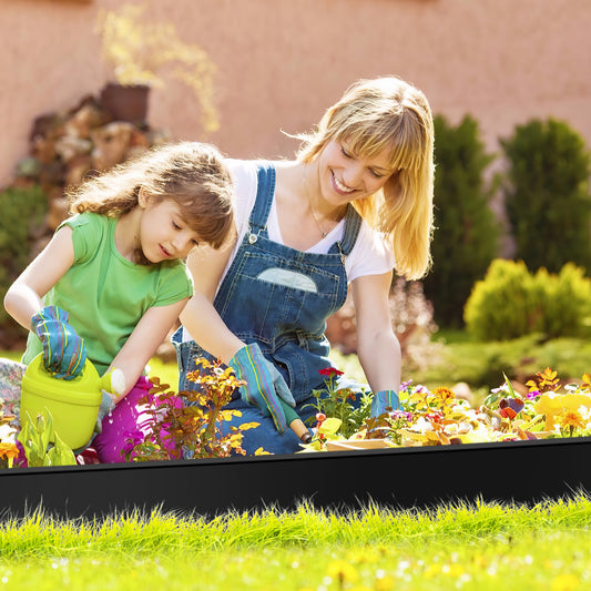 Jopassy Kunststoff Beeteinfassung zum Stecken für Gartenwege