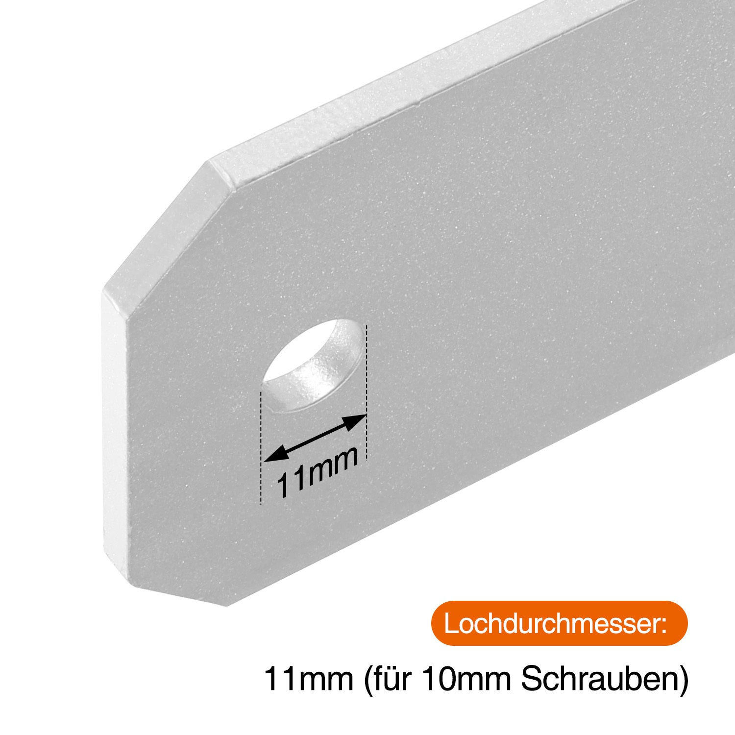 Jopassy H-Pfostenträger, H-Anker Pfostenanker, Stahl korrosionsgeschützt Gabelweite 81-141 mm