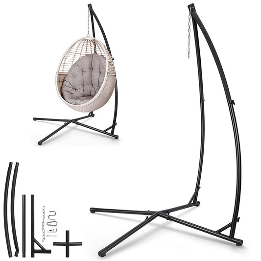 Jopassy Hängesessel Gestell aus Metall – Hängestuhlgestell / Hängesitzständer bis 150 kg für Hängesessel, Indoor & Outdoor