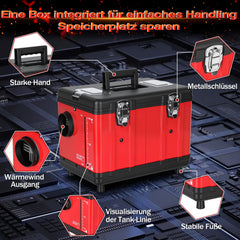 Jopassy Diesel Standheizung 12V/24V/230V 5L mit LCD und Fernbedienung