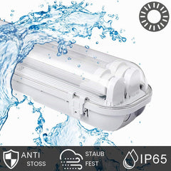 Jopassy LED Feuchtraumleuchte 120/150 cm IP65 für Garage und Werkstatt