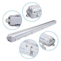 Jopassy LED Feuchtraumleuchte 120/150 cm IP65 für Garage und Werkstatt