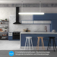 Jopassy LED Feuchtraumleuchte 120/150 cm IP65 für Garage und Werkstatt