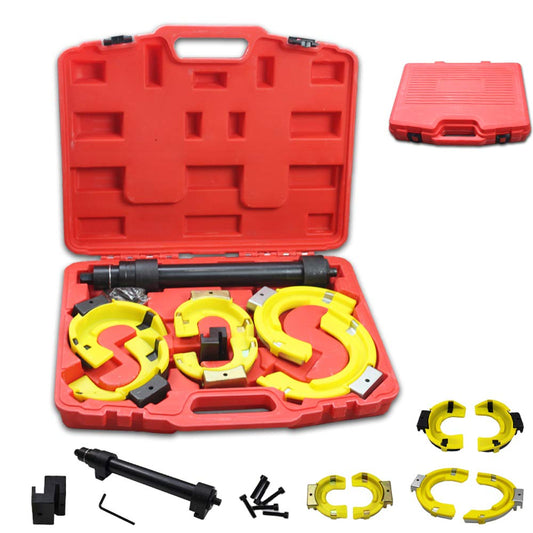 Jopassy McPherson Federspanner Set mit 3 Spannköpfen für Kfz Federbeine