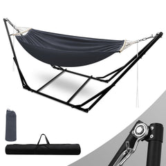 Jopassy Hängematte mit Gestell klappbar bis 150 kg für Garten Camping und Balkon