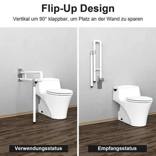 Jopassy WC Haltegriff klappbar 60 cm Wandstützgriff bis 200 kg