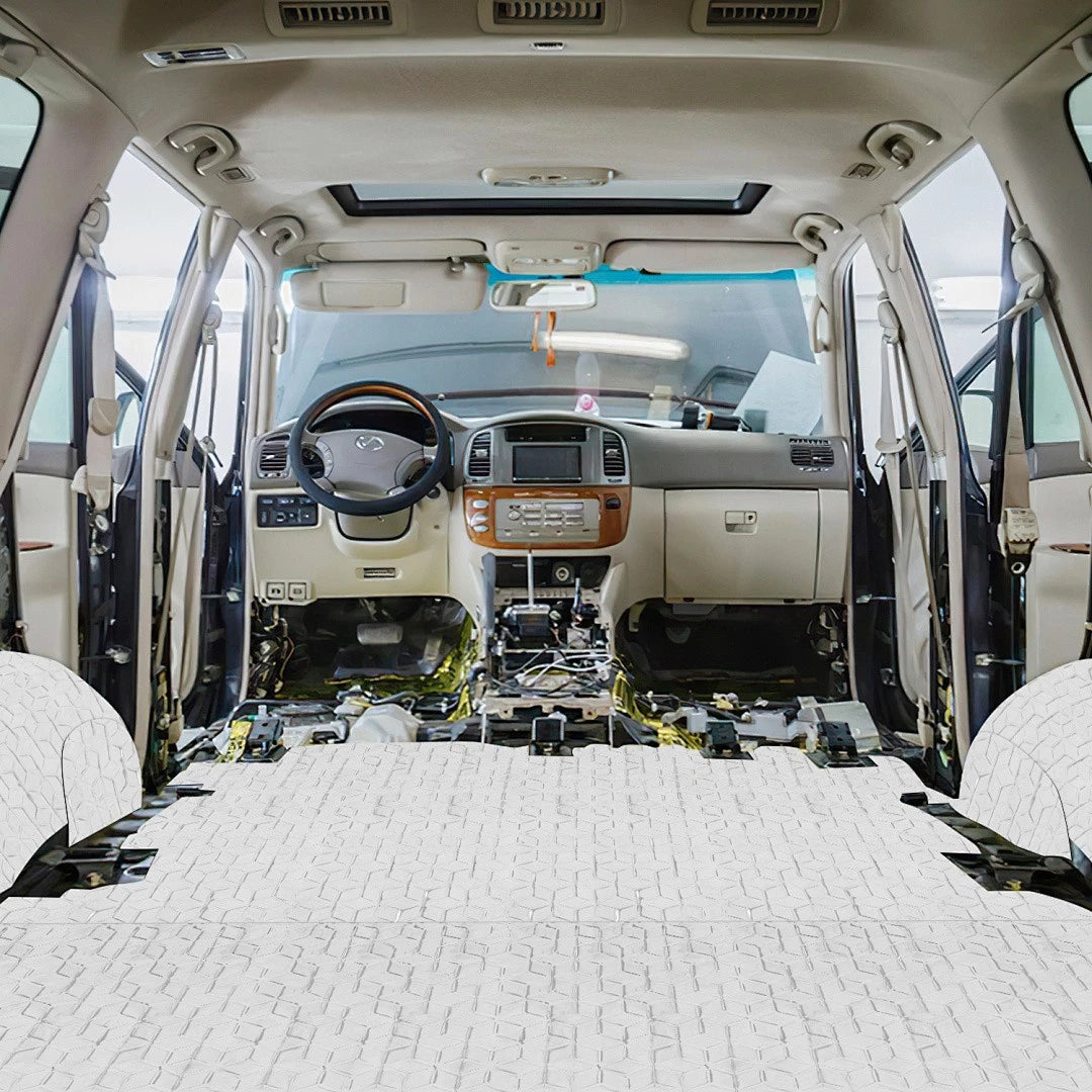 Jopassy Alubutyl Dämmmatte Auto Selbstklebend 2/4m Schallschutz Hitzeschutz für Tür Kofferraum