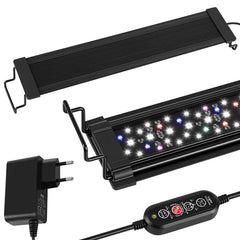Jopassy Aquarium LED Beleuchtung 12–36W Vollspektrum IP66 mit Timer für 30–120 cm Becken