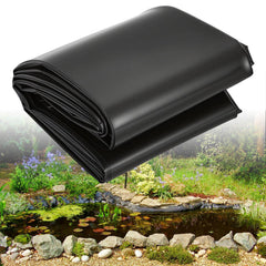 Jopassy Teichfolie HDPE 0,2/0,5 mm Schwarz für Teichbau Garten und Wasserbecken