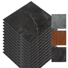 Jopassy PVC Bodenbelag selbstklebend Vinyl Bodenfliesen Marmoroptik 30x30cm
