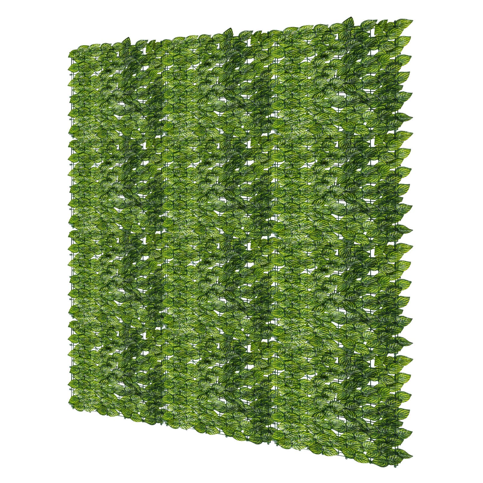 Jopassy Künstliche Efeu Hecke 12 Stück 100 x 300 cm Sichtschutz für Balkon und Terrasse