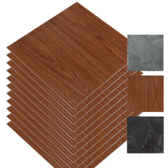Jopassy PVC Bodenbelag selbstklebend Vinyl Bodenfliesen Marmoroptik 30x30cm
