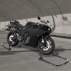 Jopassy Motorrad Montageständer Set vorne und hinten bis 300 kg verstellbar