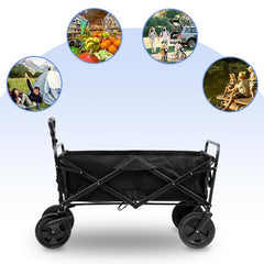 Jopassy  Bollerwagen faltbar 100 x 51 x 75 cm 100 kg für Garten und Camping