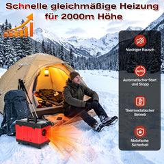 Jopassy Diesel Standheizung 12V/24V/230V 5L mit LCD und Fernbedienung