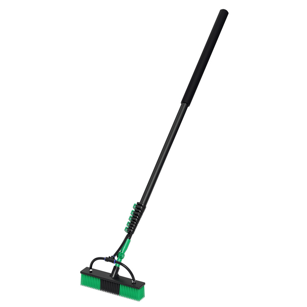 Jopassy Teleskop Waschbürste 3,6M/4,8M/7,2M, Waschbürste mit Teleskopstiel, Teleskopbürste mit Wasseranschluss