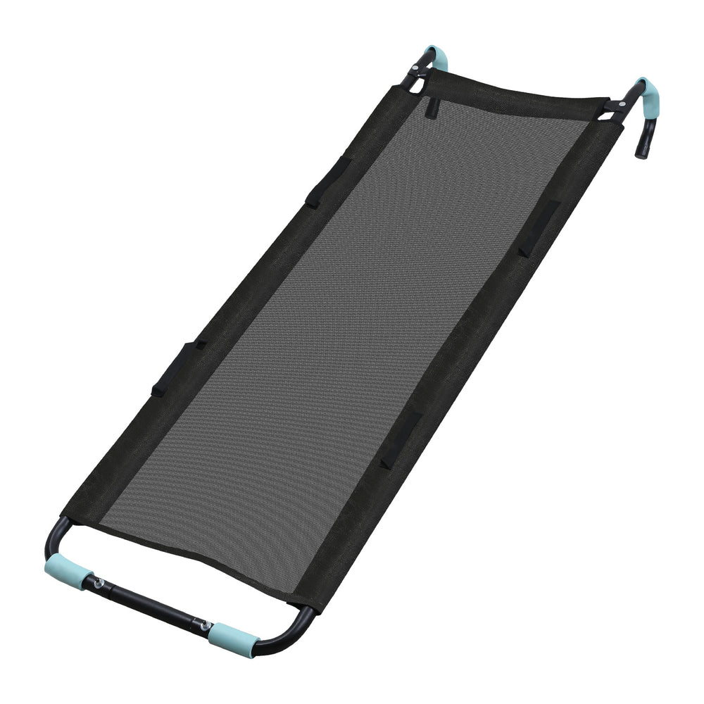 Jopassy Trampolin Rutsche 150 cm, Trampolinleiter & Trampolinzubehör für Kindertrampolin, bis 100 kg belastbar, aus verzinktem Rohr & PP, für Trampoline ab 10 ft