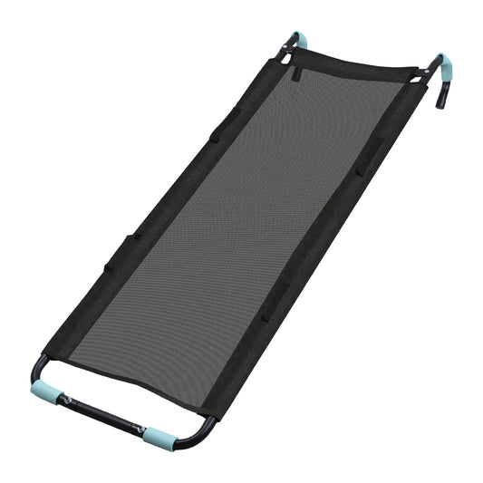 Jopassy Trampolin Rutsche 150 cm, Trampolinleiter & Trampolinzubehör für Kindertrampolin, bis 100 kg belastbar, aus verzinktem Rohr & PP, für Trampoline ab 10 ft