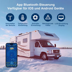 Jopassy Dieselheizung 8 kW mit Bluetooth App und LCD Display