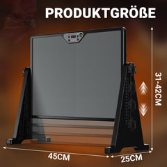 Jopassy Wärmeplatte Küken, Hühnerstall Heizung 300W, Doppelseitige Heizplatte 30-75°C, Höhenverstellbar