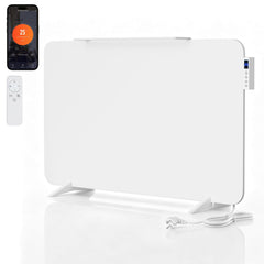 Jopassy Infrarotheizung 450/800W mit Smart Thermostat App Handtuchhalter IP44
