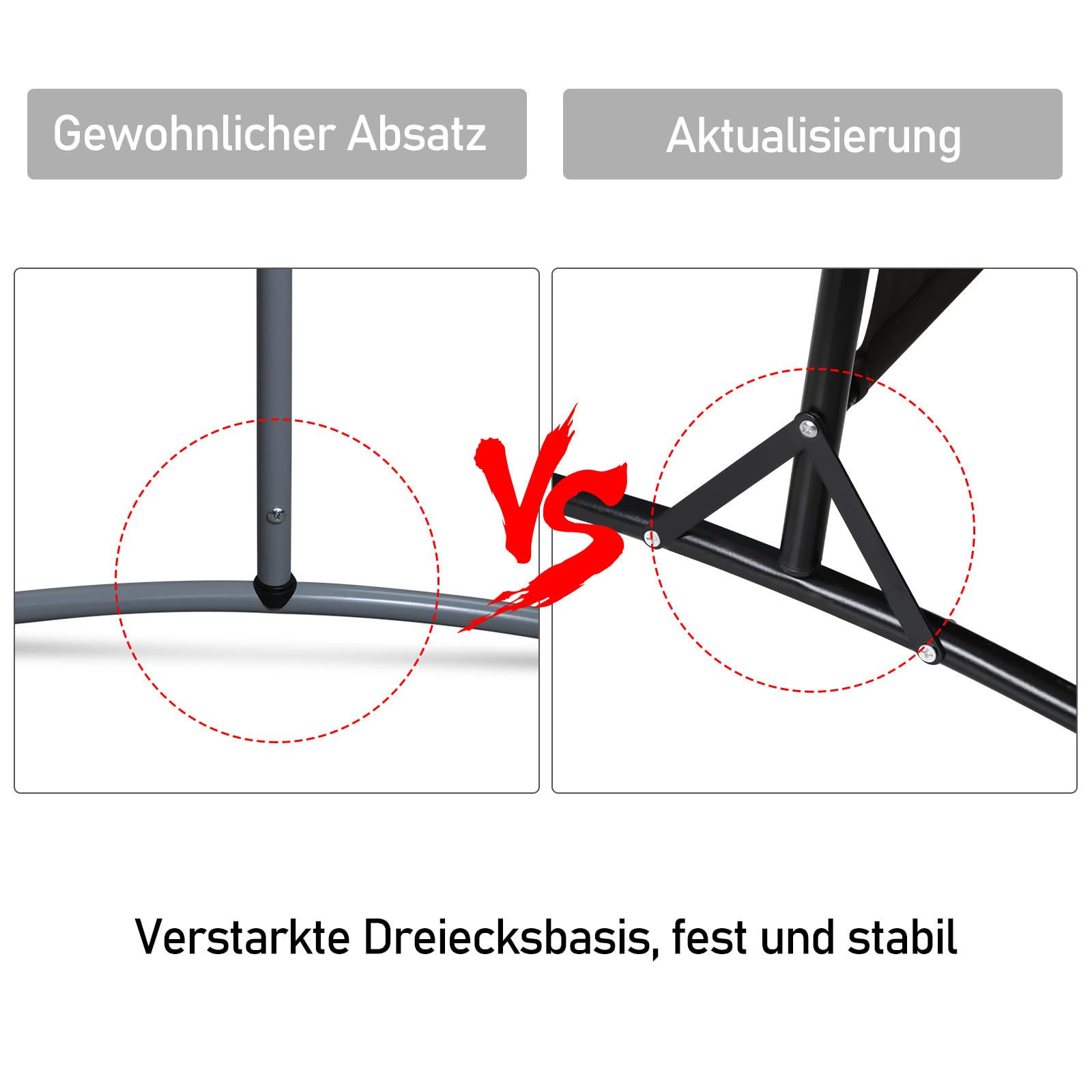 Jopassy Paravent Raumteiler Sichtschutz Faltbar Freistehend für Terrasse Balkon Garten