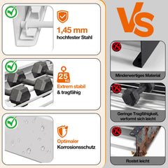 Jopassy Wandwäscheständer klappbar 80/100 cm für Balkon und Innenbereich