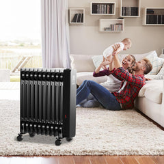 Jopassy Ölradiator 2500W mit 11 Rippen WLAN App Fernbedienung und Thermostat