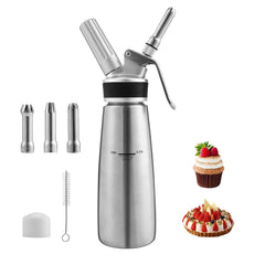 Jopassy Sahnespender Alu mit 3 Düsen 500ml