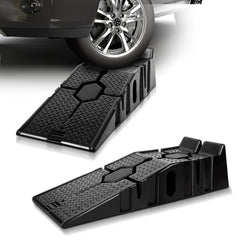 Jopassy Auffahrrampe Kunststoff Auto Rampe bis 2.5Tonnen 2er Set
