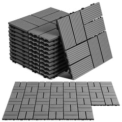 Jopassy PP Terrassenfliesen 30 x 30 cm für Balkon und Pool