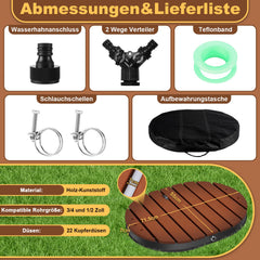 Bodendusche, Gartendusche