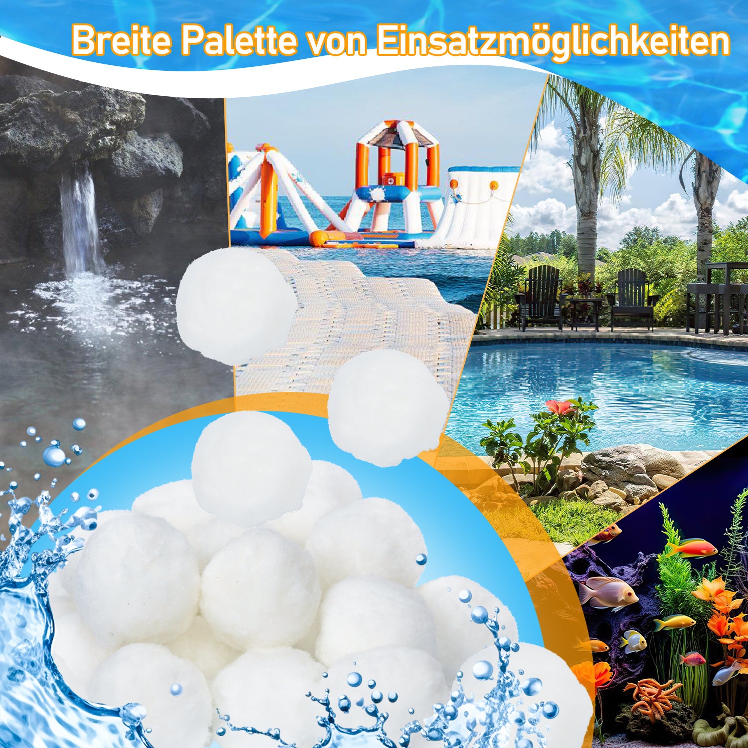Jopassy Pool Filtermedium als Ersatz für Filtersand