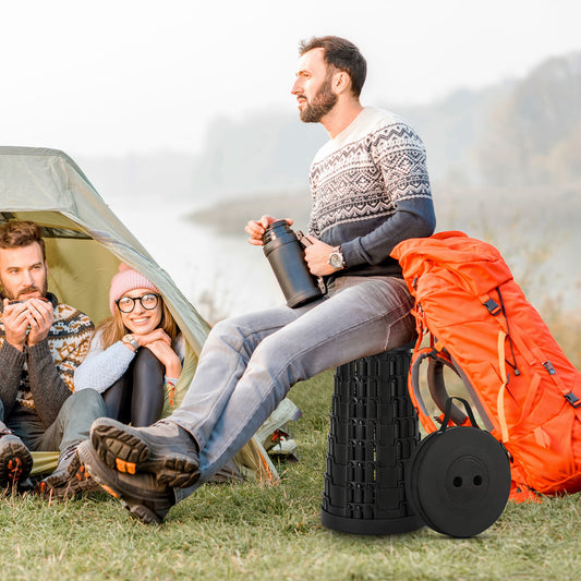 Jopassy Ausziehbarer Reisehocker für Garten und Camping