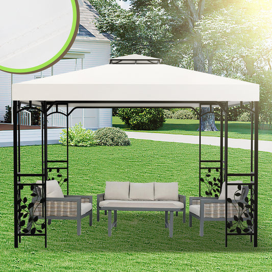 Jopassy Pavillon Ersatzdach 3 x 3 m mit Dachlüftung