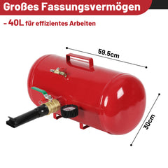 Jopassy Schnellluftpumpe für Autoreifen 20/40L
