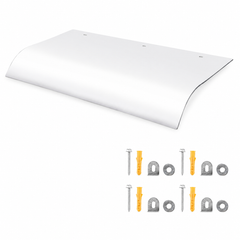 Jopassy Transparentes Vordach 40 x 80 cm für Außenbereich