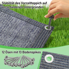 Jopassy Outdoor Campingteppich für Wohnwagen und Picknick