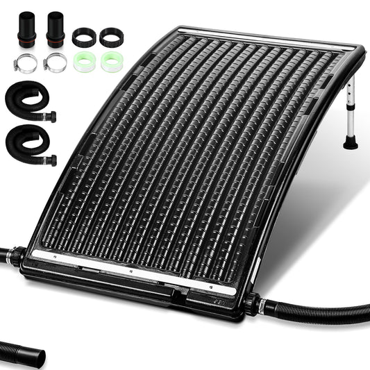 Jopassy Solar-Poolheizung / Sonnenkollektor – 113×69×35 cm – 10 000 L/h Durchfluss – 32-38 mm Anschluss – Erweiterbar