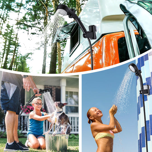 Jopassy Tragbare Campingdusche 20L mit Akku Pumpe