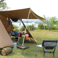 Jopassy Verstellbare Zeltstangen für Plane und Camping